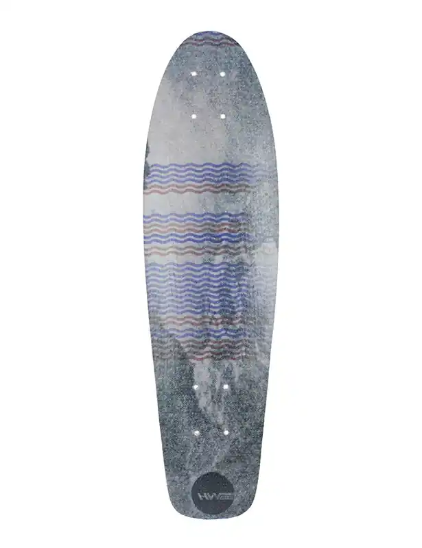 Solange Der Vorrat Reicht HW-Shapes MINI CRUISER Glasfaser Deck Grey Wave