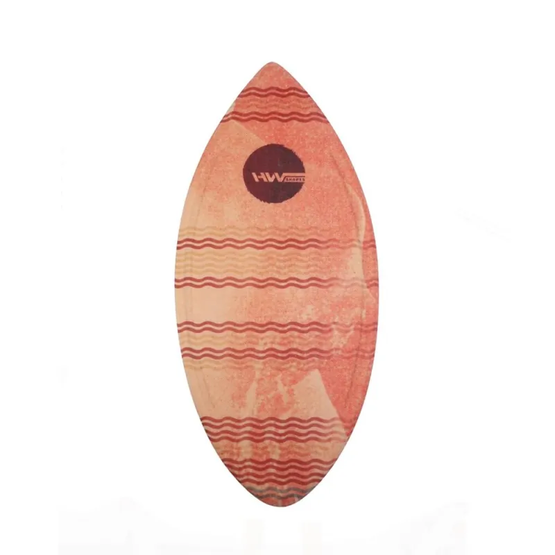 Neue Ware HW-Shapes Hybridskim Red Waves Skimboard