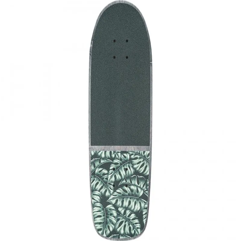 Globe BRUISER 30" Longboard Komplettboard Black Monstera Neuheit
