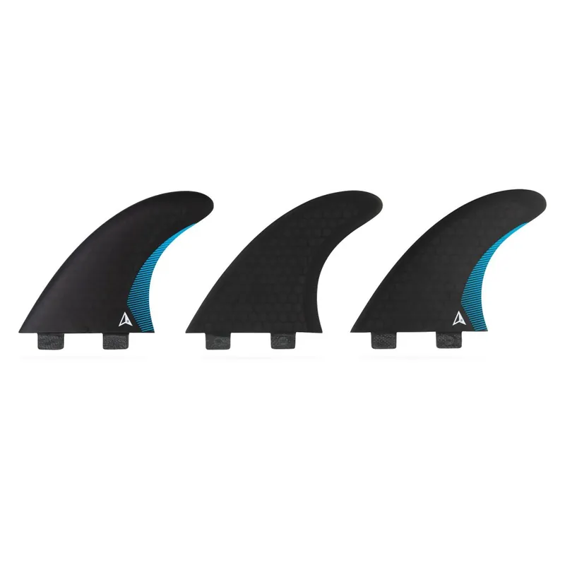 Neu ROAM Thruster Fin Set Performer Med two tab Schw