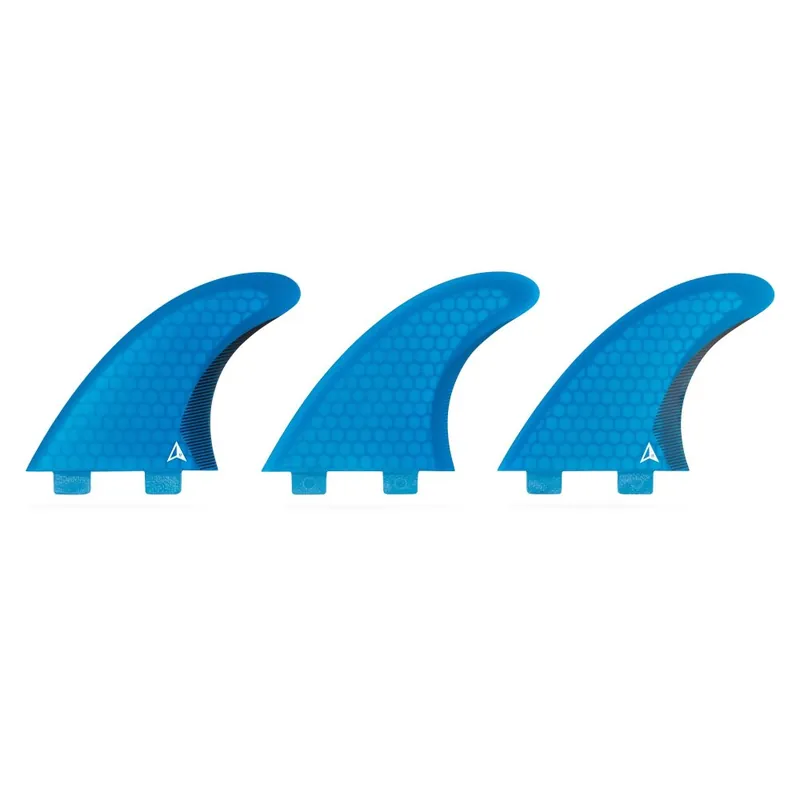 Rabatt ROAM Thruster Fin Set Performer Med two tab Blau
