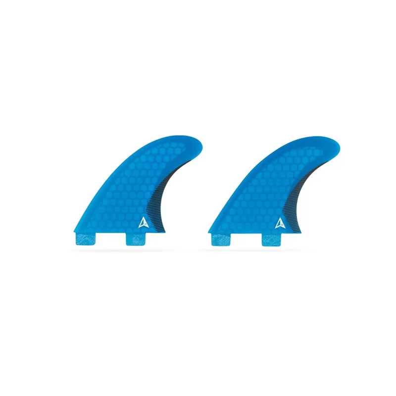 ROAM Quad Rear Fin Set Medium two tab Blau Nur Heute