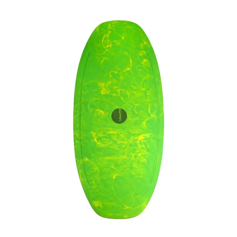 Echt HW-Shapes Freestyle Skimboard V2 110 Epoxyart Green Yellow