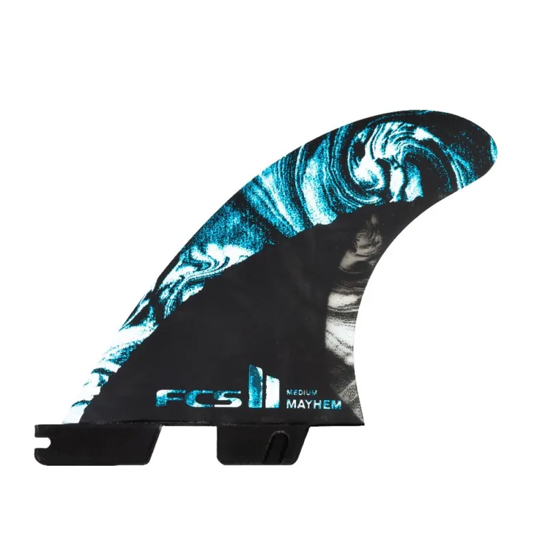 Rabatt FCS 2 Shaper Series MB PC Carbon Tri Retail Fin Multi Set (M)