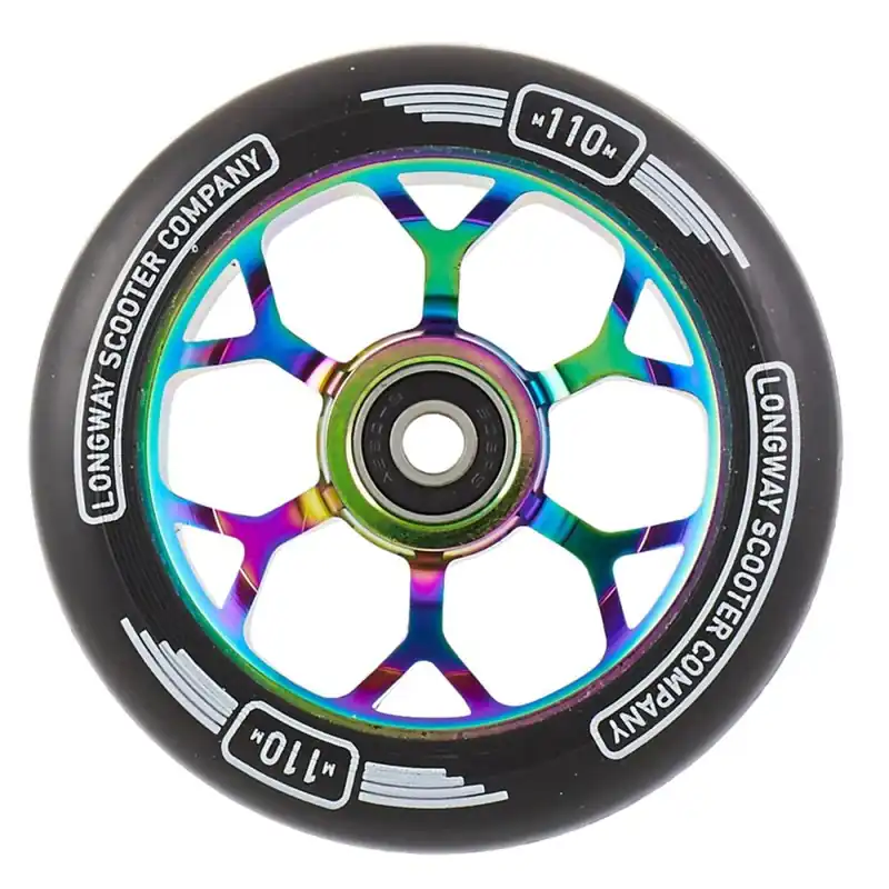 Longway Precinct 110mm Stunt Scooter Rolle Neochrome Sale