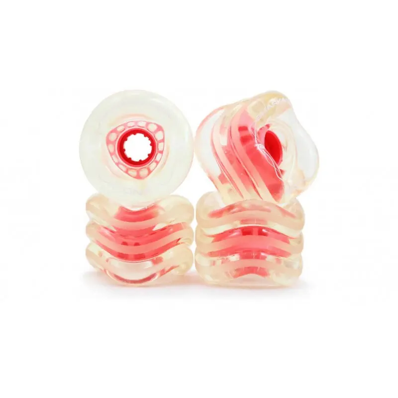 Shark Wheels CALIFORNIA ROLL (4er Set) 60mm/ 78a Clear Pink Core Top-Preis