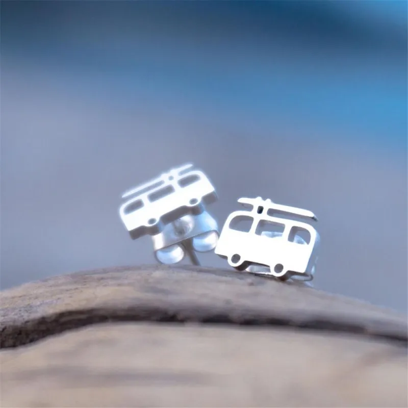Vintageliebe Ohrstecker Surfbus Preisreduziert