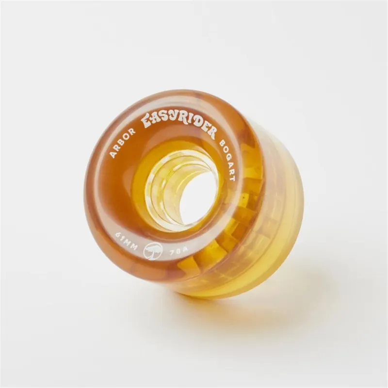 Arbor Easyrider Wheels Bongarts (4er Set) 61mm/78a Amber Schneller Versand