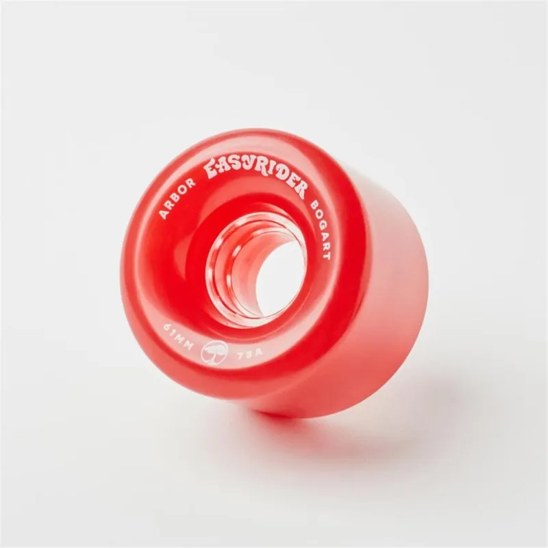 Meistverkauft Arbor Easyrider Wheels Bogarts (4er Set) 61mm/78a Vintage Red