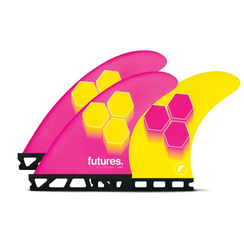 Garantierte Lieferung FUTURES Thruster Fin Set AM3 Al Merrick Honeycomb