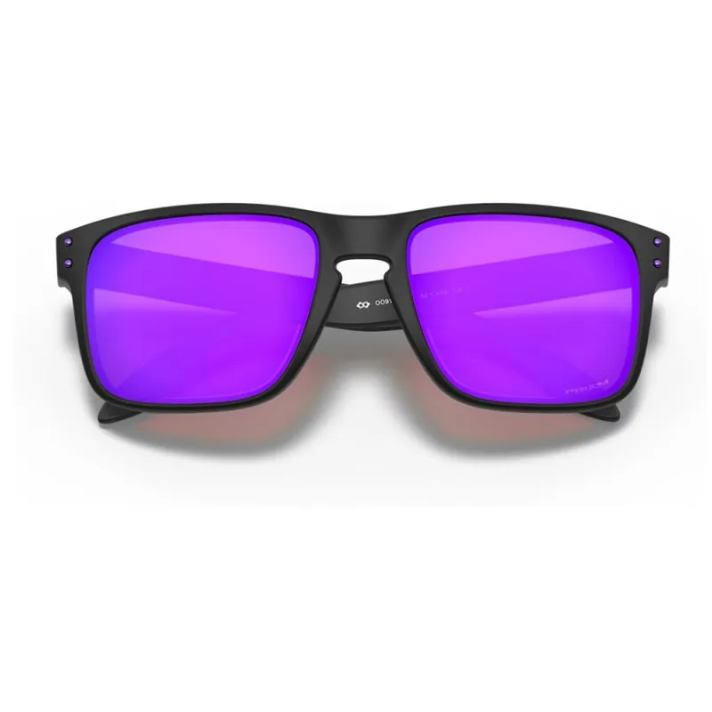 Oakley HOLBROOK Sonnenbrille Matte Black Prizm Violet Highlight