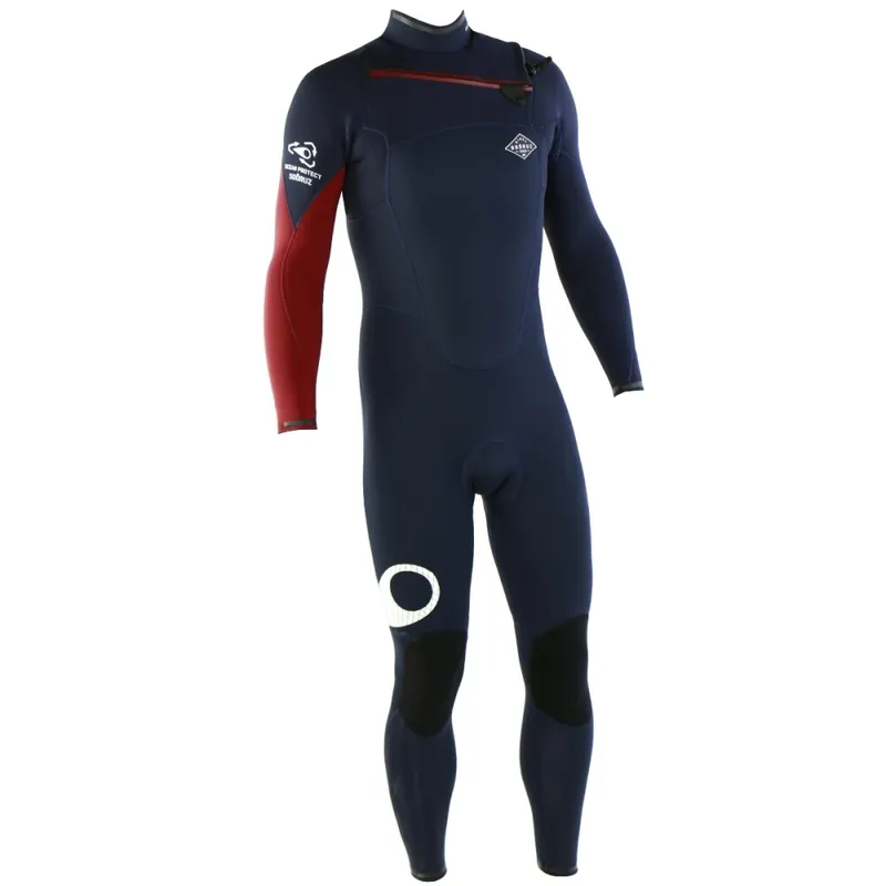Soöruz Fighter-Oysterprene Chestzip 5/4/3 Neoprenanzug Navy MS Neue Kollektion