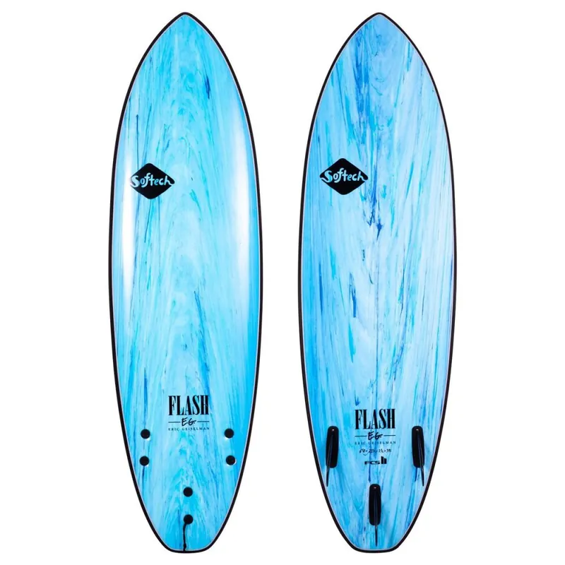 Softech Eric Geiselman Flash 6‘0" Performance Softboard FCS2 Aqua Marble Letzte Chance