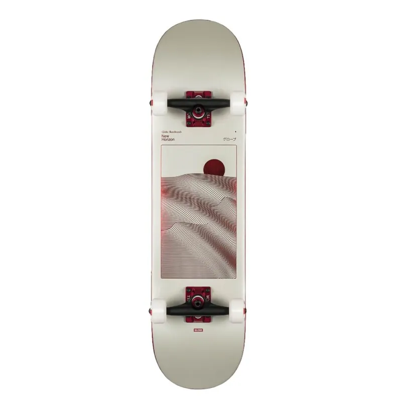 Globe G2 Parallel 8.0" Complete Komplettboard Skateboard Off White Foil Horizon Heißes Angebot