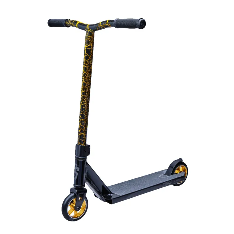 Crisp Blaster Mini 2020 Stunt Scooter Black/ Gold Cracking Geprüft