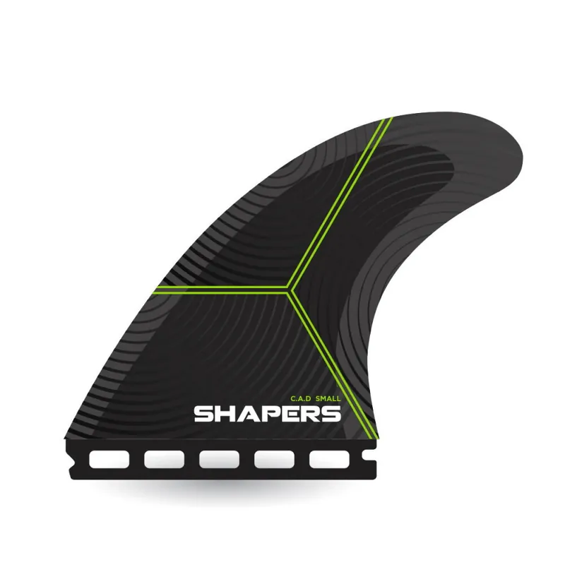 Bestseller Shapers Fins Small AirLite Tri-Fin Set Black/Green