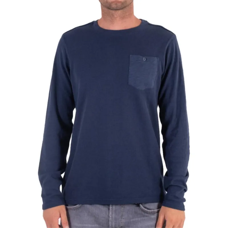 Hurley Felton Thermal Pullover Blue M Mega-Angebot