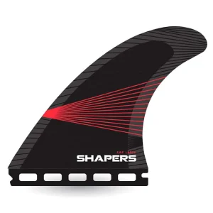 Shapers Fins Large SPF Airlite Tri-Fin Set Black/Red Sonderaktion