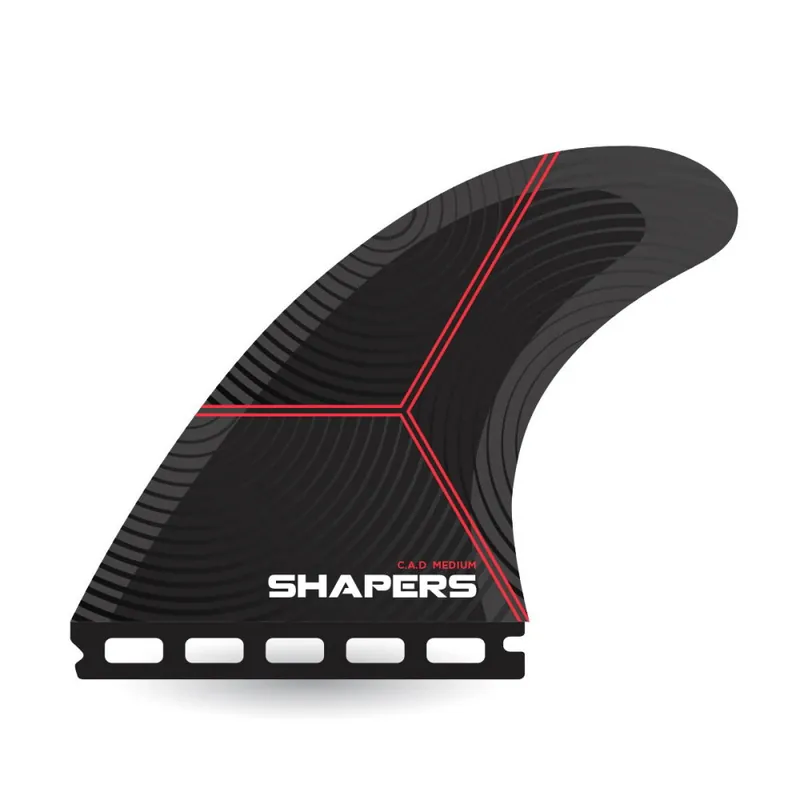 Online Kaufen Shapers Fins Medium AirLite Tri-Fin Set Black/Red