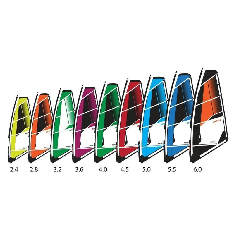 STX Windsurf Segel Power HD Dacron 5.0m Nur Heute