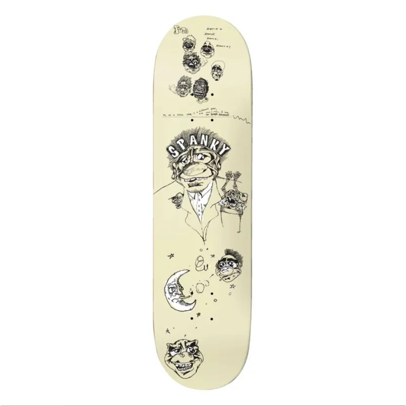 Highlight Baker 8.125" Skateboard Deck Santino white