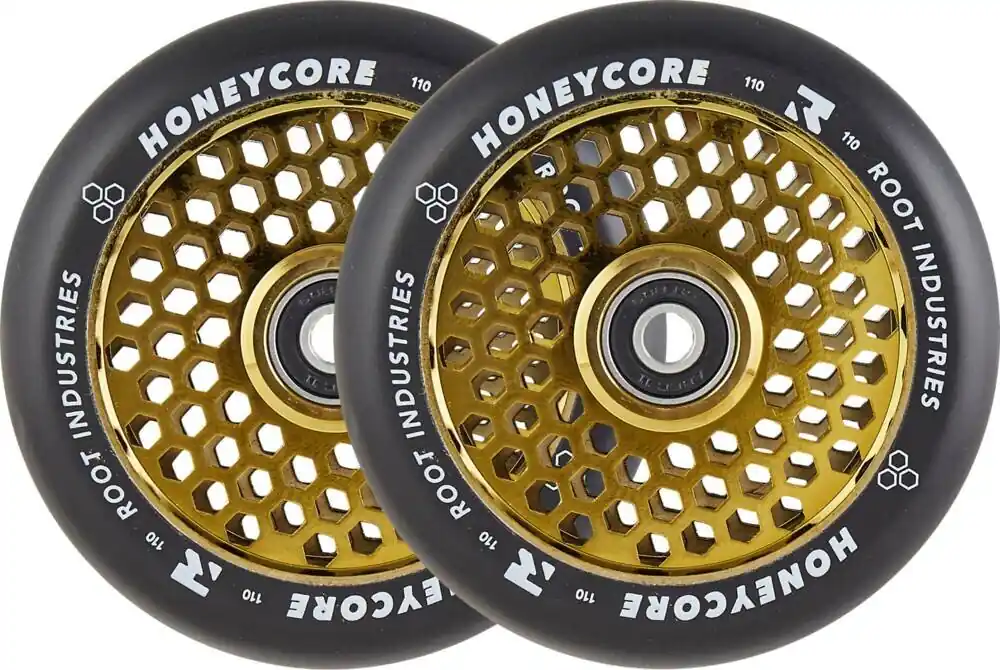 Root Honeycore 110mm Rollen Schwarz/Gold Saisonangebot