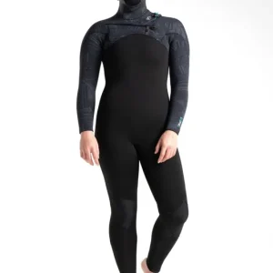 Sichere Zahlung C-Skins ReWired Hooded Women Steamer 6/5/4 Neoprenanzug Black XXS 8 (US2 / UK4)