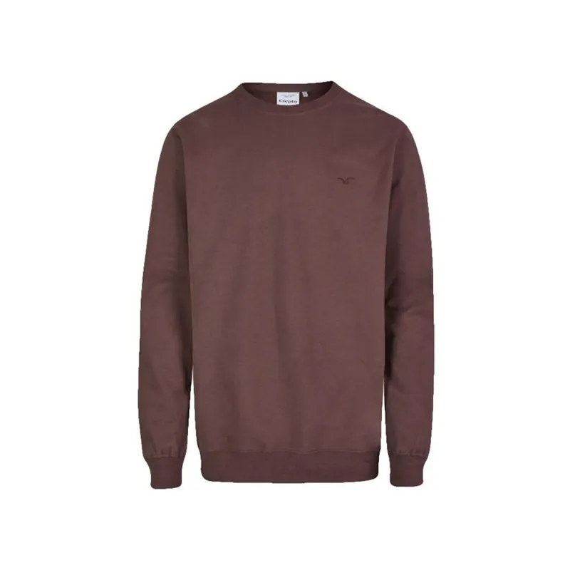 Sonderangebot Cleptomanicx Crewneck Ligull Decadent Chocolate L