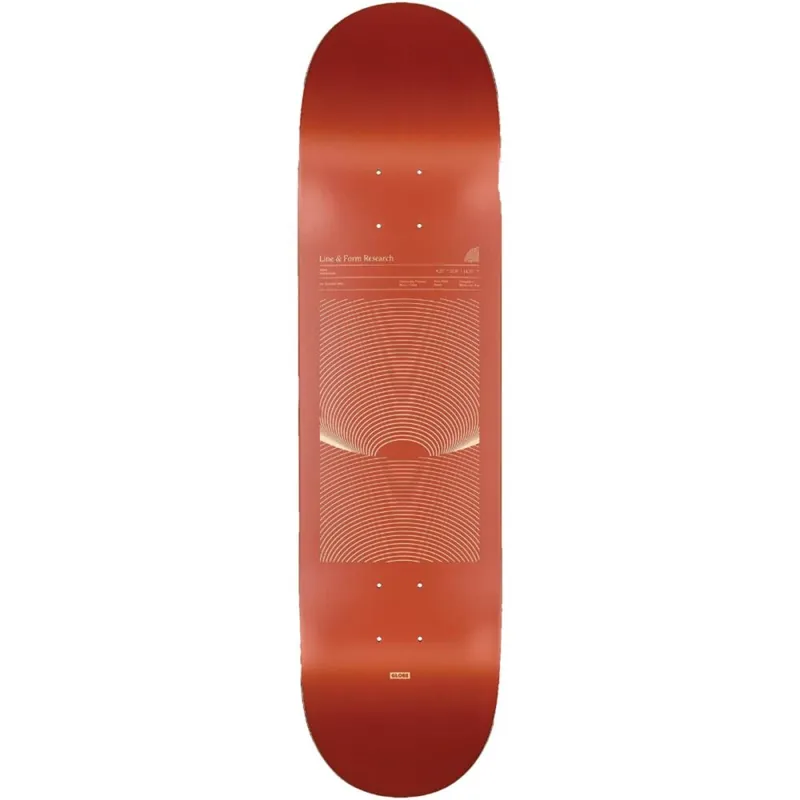 Markenware Globe G1 Lineform Deck 8.25 Skateboard Cinnamon