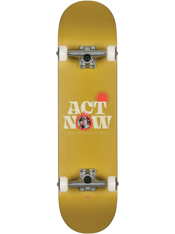 Globe G1 Act Now 8.0 Complete Skateboard Mustard Aktuell