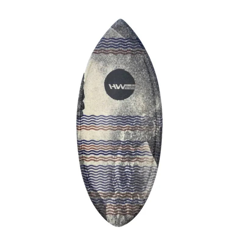 HW-Shapes Waveskim Grey Waves Skimboard Schneller Versand