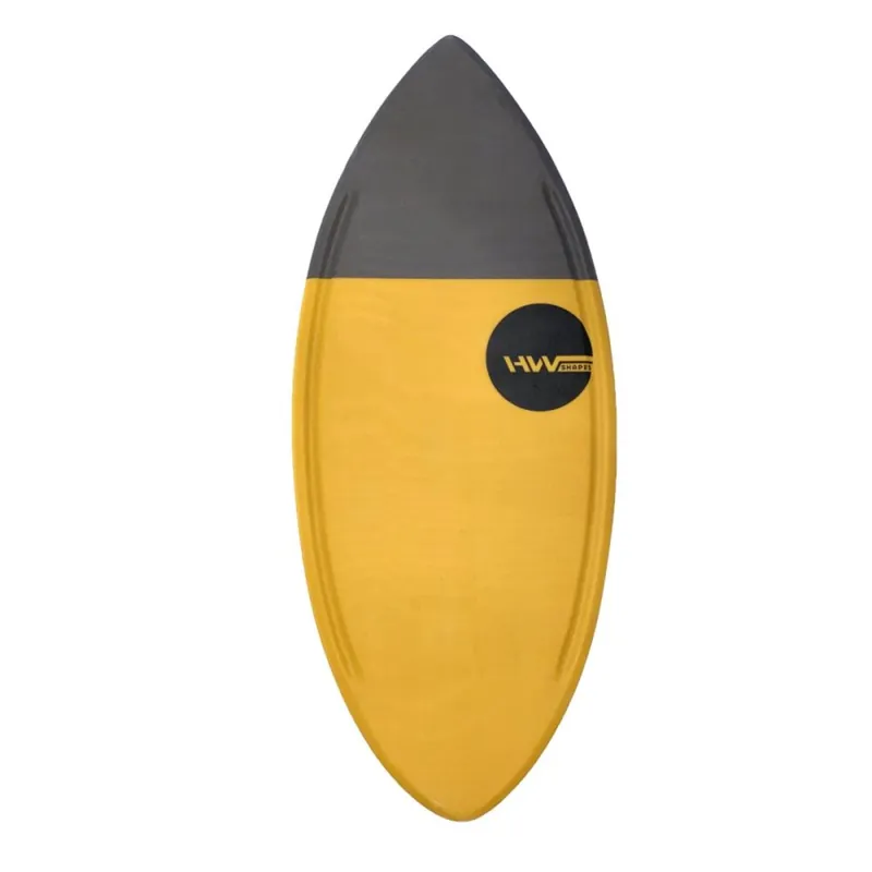 Nur Für Kurze Zeit HW-Shapes Waveskim Colorblock Grey Orange Foamy Skimboard