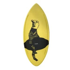 HW-Shapes Waveskim Minimal Yellow Möwe Foamy Skimboard Echt