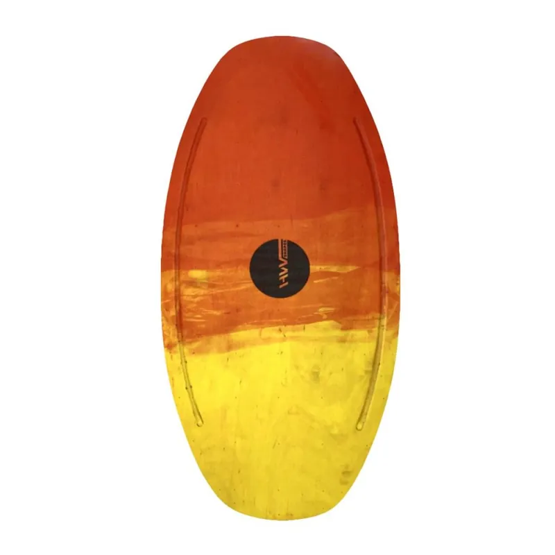 Jetzt Bestellen HW-Shapes Freestyle Skimboard V2 95 Epoxyart Yellow Red