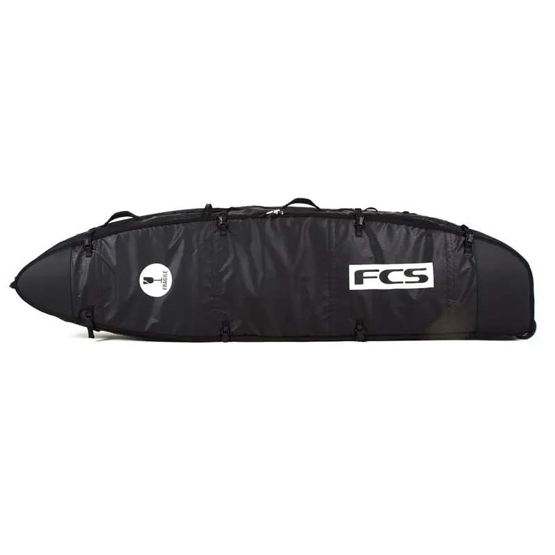 FCS BoardbagTravel 3 Wheelie Fun Board Black/Grey Bestseller