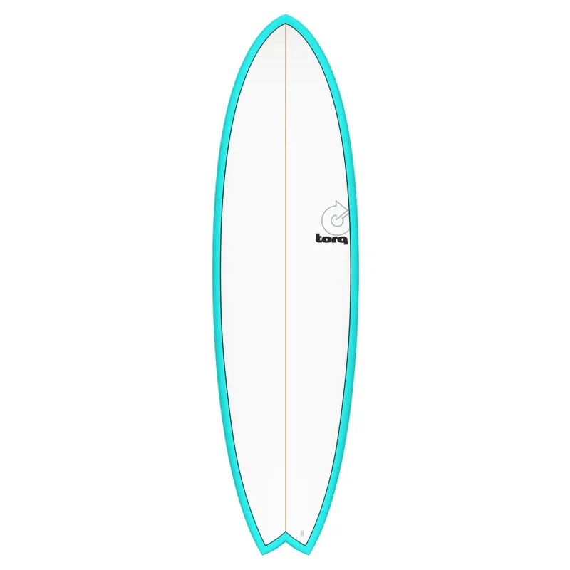 Heißes Angebot Surfboard TORQ TET 6.6 MOD Fish Blau Pinline