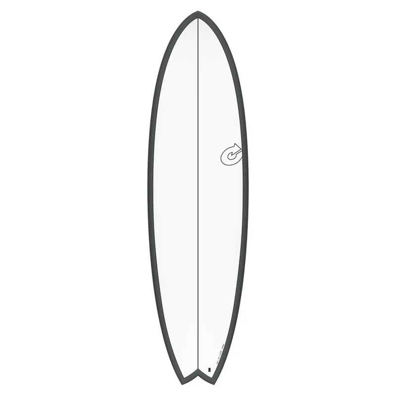 Surfboard TORQ Epoxy TET CS 6.6 Fish Carbon Grau Solange Der Vorrat Reicht