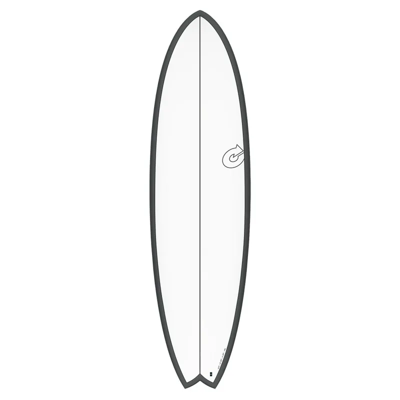 Preis Gesenkt Surfboard TORQ Epoxy TET CS 6.10 Fish Carbon Grau