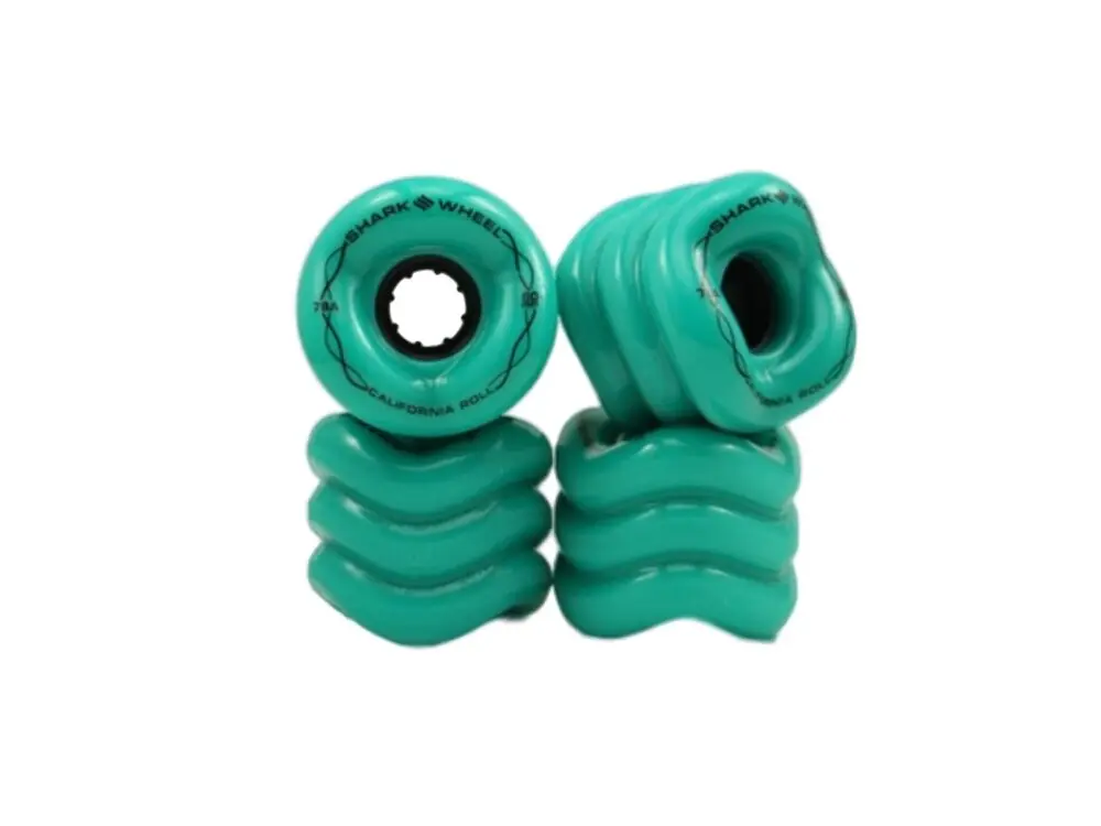 Nur Für Kurze Zeit Shark Wheels CALIFORNIA ROLL (4er Set) 60mm/ 78a Turquoise