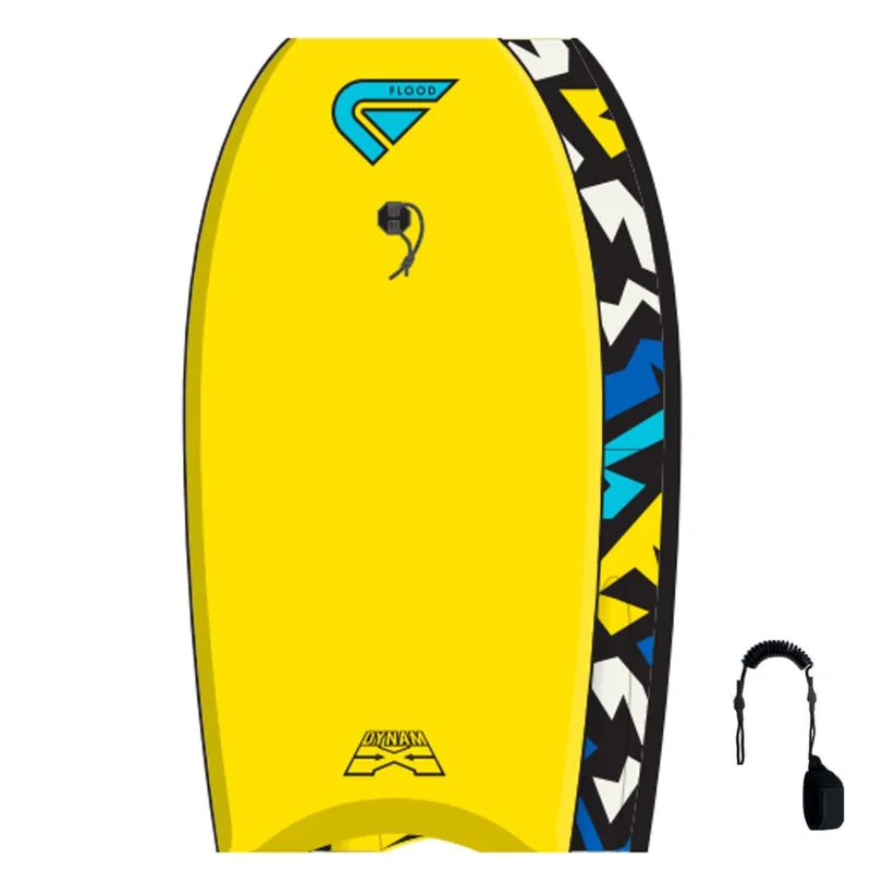 Top-Preis FLOOD Bodyboard Dynamx Stringer 37 Gelb Tribal II