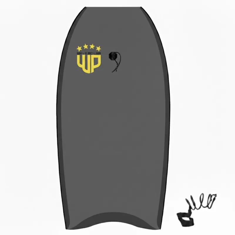 Meistverkauft Wave Power Bodyboard Woop 37 Charcoal Aqua