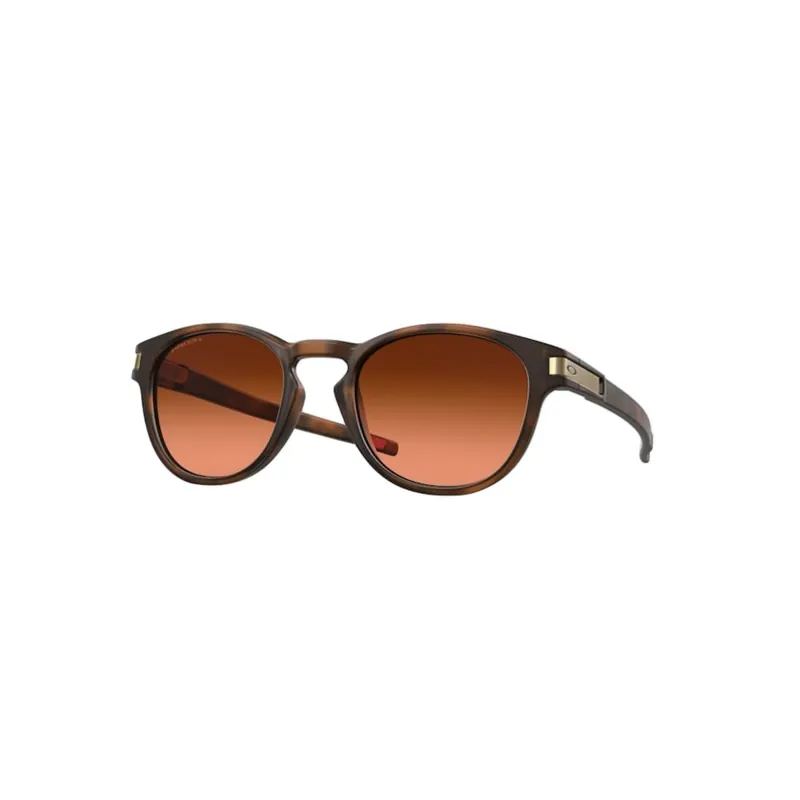 Neu Oakley Latch Sonnenbrille Matte Brown Tortoise / Prizm Brown Gradient