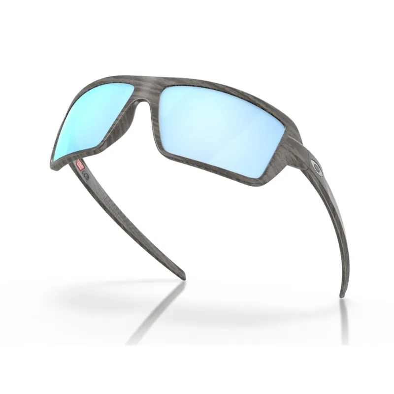 Saisonangebot Oakley Cables Sonnenbrille Woodgrain Prizm Deep H2O Polarized