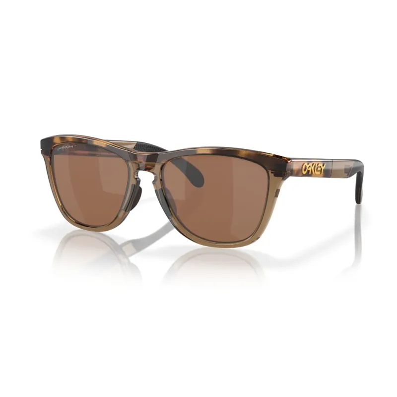 Oakley Frogskins Range Sonnenbrille Brown Tortoise/ Brown Smoke Prizm Tungsten Polarized Echt