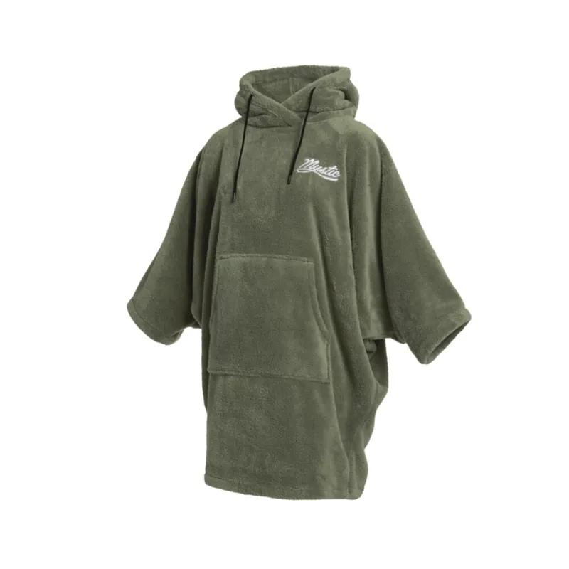 Mystic Poncho Teddy Women Olive Green Aktuell