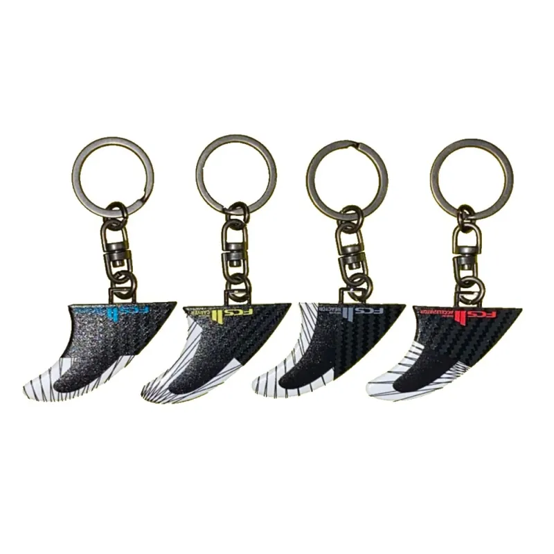 FCS 2 Fin Key Ring Schlüsselanhänger PC Finne Black 2023 Highlight