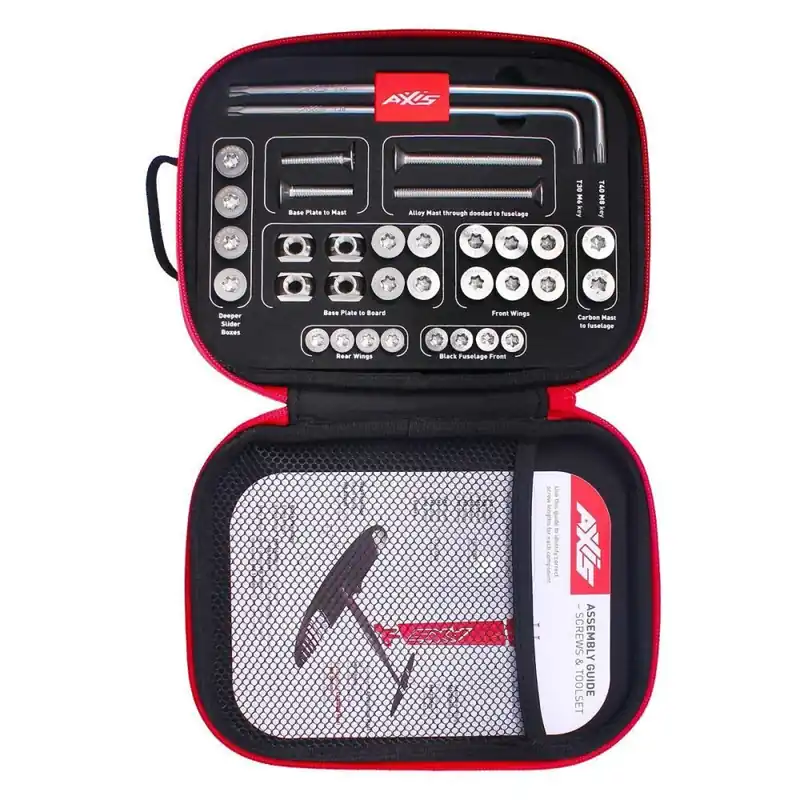 Zertifiziert Axis Stainless Screw Set & Tool Box Deluxe