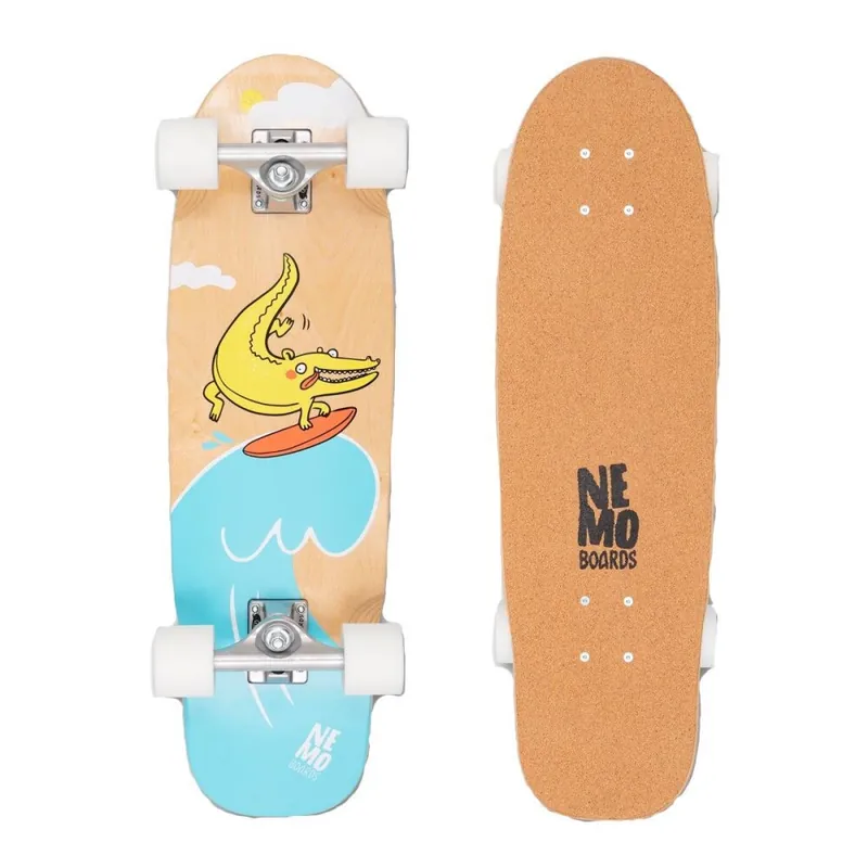 Rabatt Nemo Boards Corkgrip Kids Skateboard Mina Cruiser Croco 28"