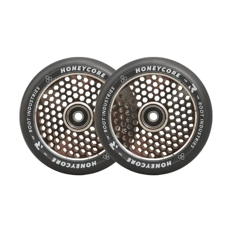 Preisreduziert Root Honeycore 120mm Rollen Schwarz/Mirrow