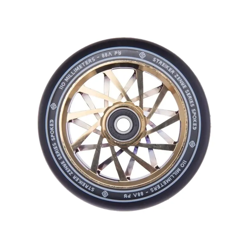 Striker Zenue Series Stuntscooter Wheels Black Gold Versand Am Gleichen Tag